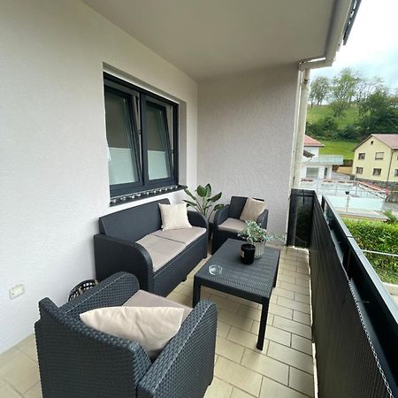 Ferienwohnung Am Felsenmeer Lautertal  Esterno foto